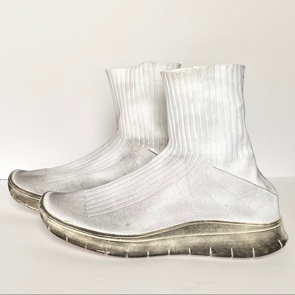 NWT: MAISON MARGIELA | "Dirty" Logo Sock Shoes - Picture 5 of 7
